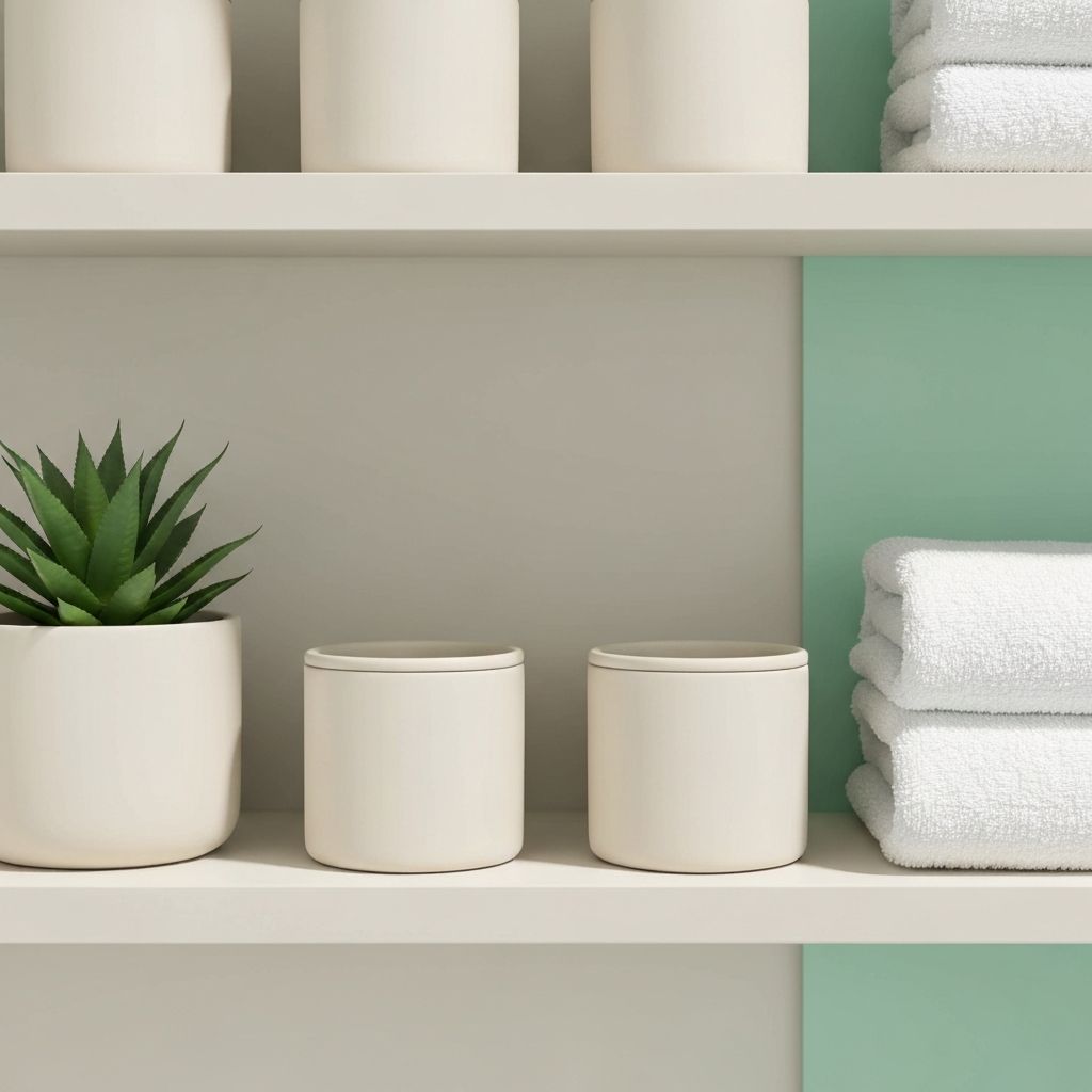 Productos de cuidado en estantería